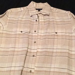 Banana Republic Brown Plaid